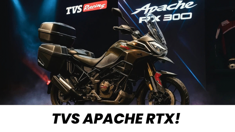 Bike Lovers Ke Liye Badi Khabar! TVS Apache RTX 300 Is Din Hogi Launch